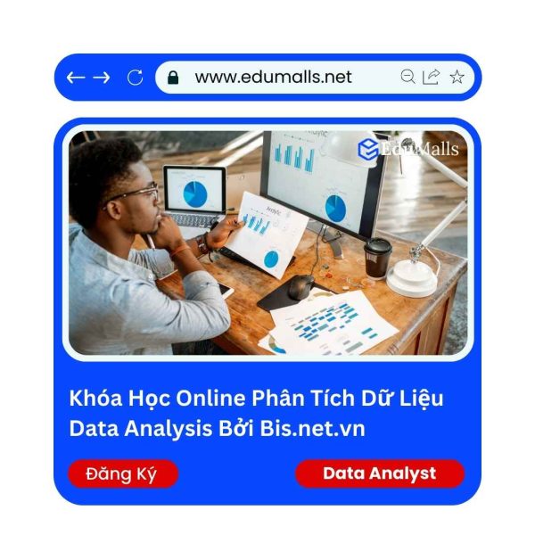 Khóa Học Online Phân Tích Dữ Liệu Data Analysis Bởi Bis.net.vn | Học Rẻ Hơn Cùng EduMalls | Mã: 9057