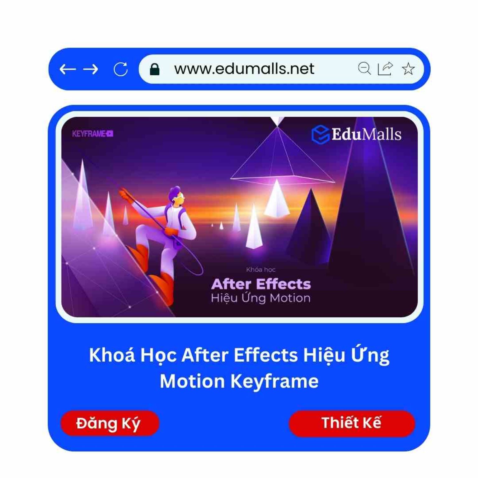 khoa hoc after effects hieu ung motion keyframe edumalls ma 9088