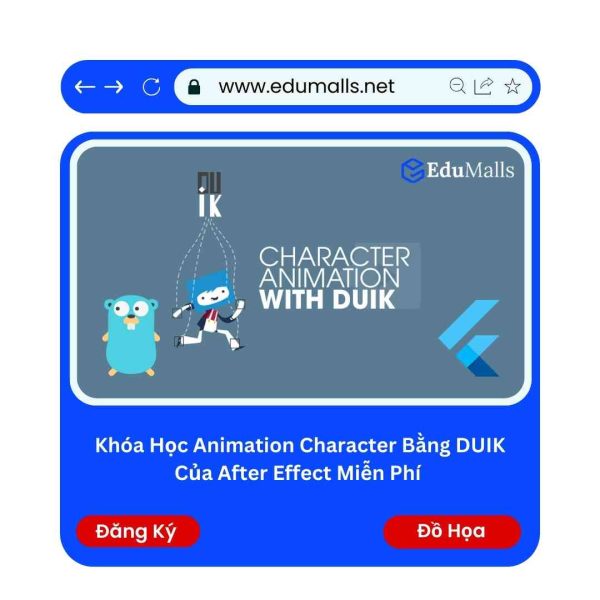 Khóa Học Animation Character Bằng DUIK Của After Effect Miễn Phí | Mã: 9244