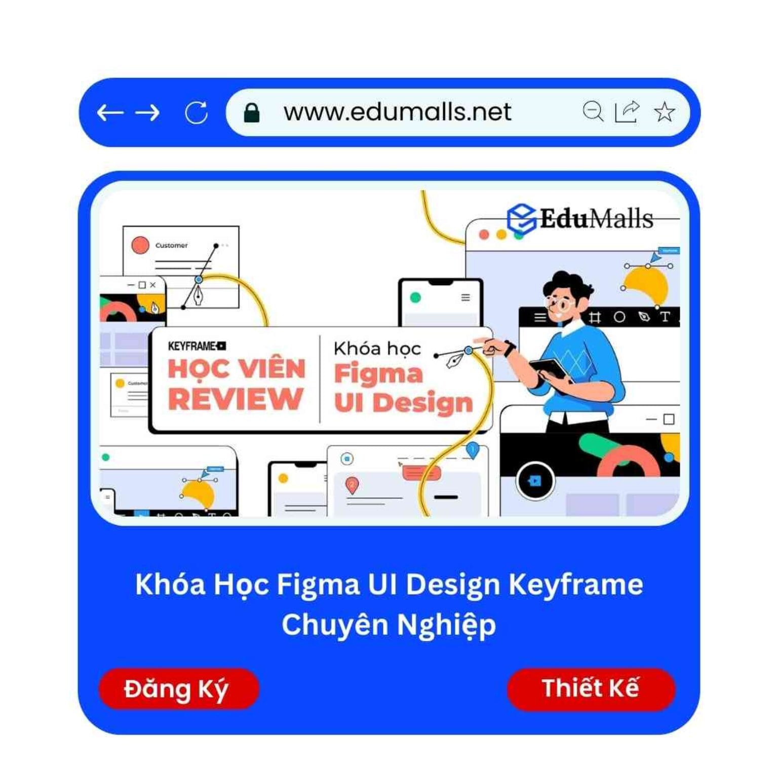 khoa hoc figma ui design keyframe chuyen nghiep edumalls ma 9235a