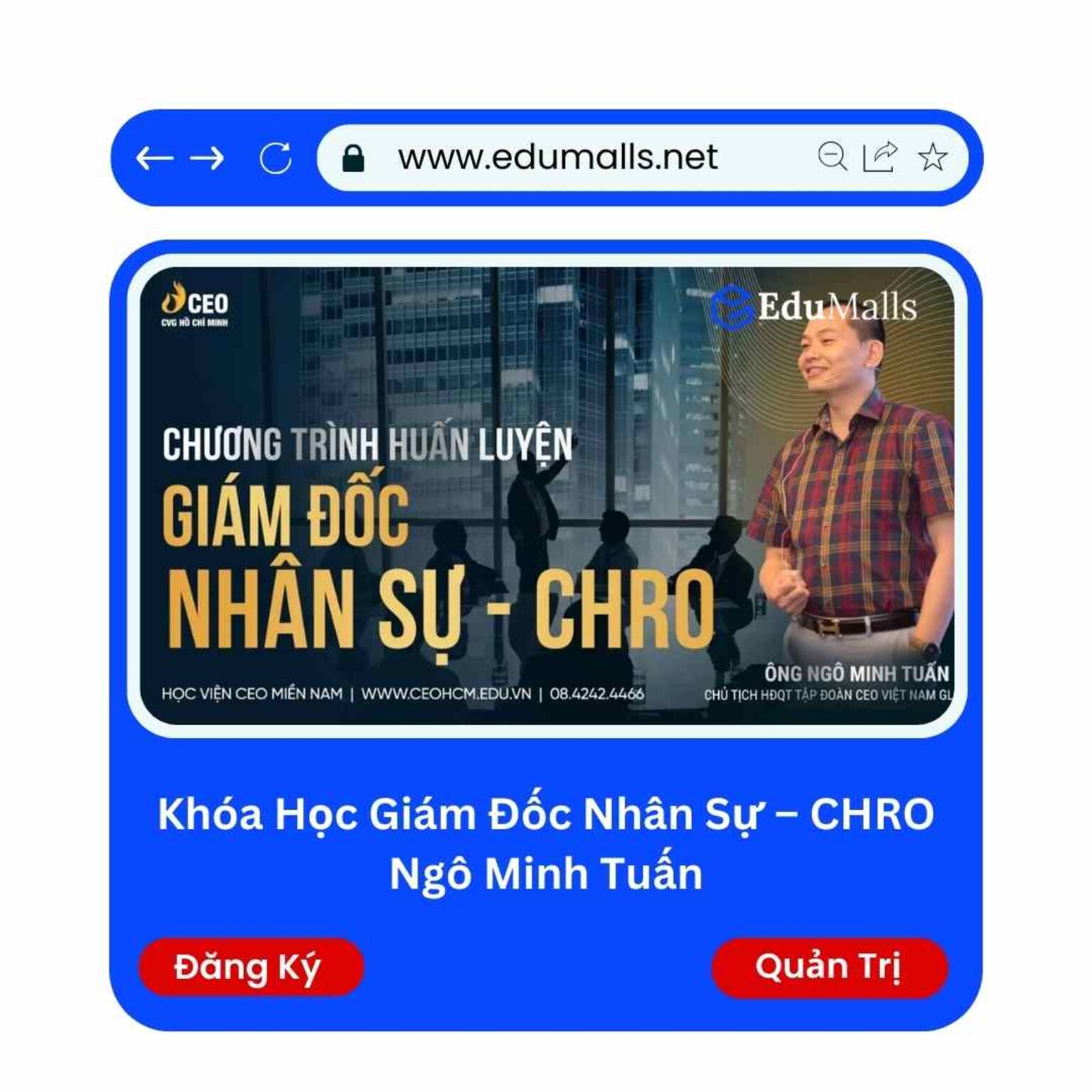 khoa hoc giam doc nhan su chro ngo minh edumalls ma 9094