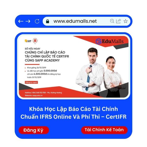Khóa Học Lập Báo Cáo Tài Chính Chuẩn IFRS Online Và Phí Thi – CertIFR | Mã: 9188B