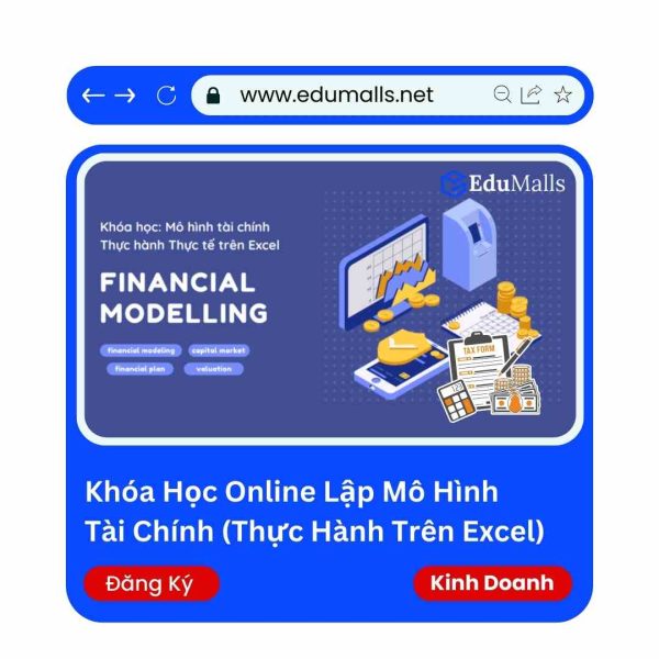 Khóa Học Online Lập Mô Hình Tài Chính (Thực Hành Trên Excel) | Mã: 9040