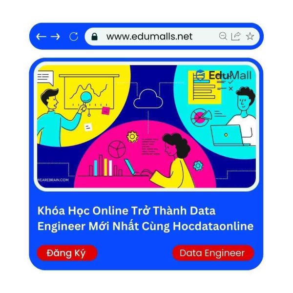Khóa Học Online Trở Thành Data Engineer Mới Nhất Cùng Hocdataonline | Mã: 9018