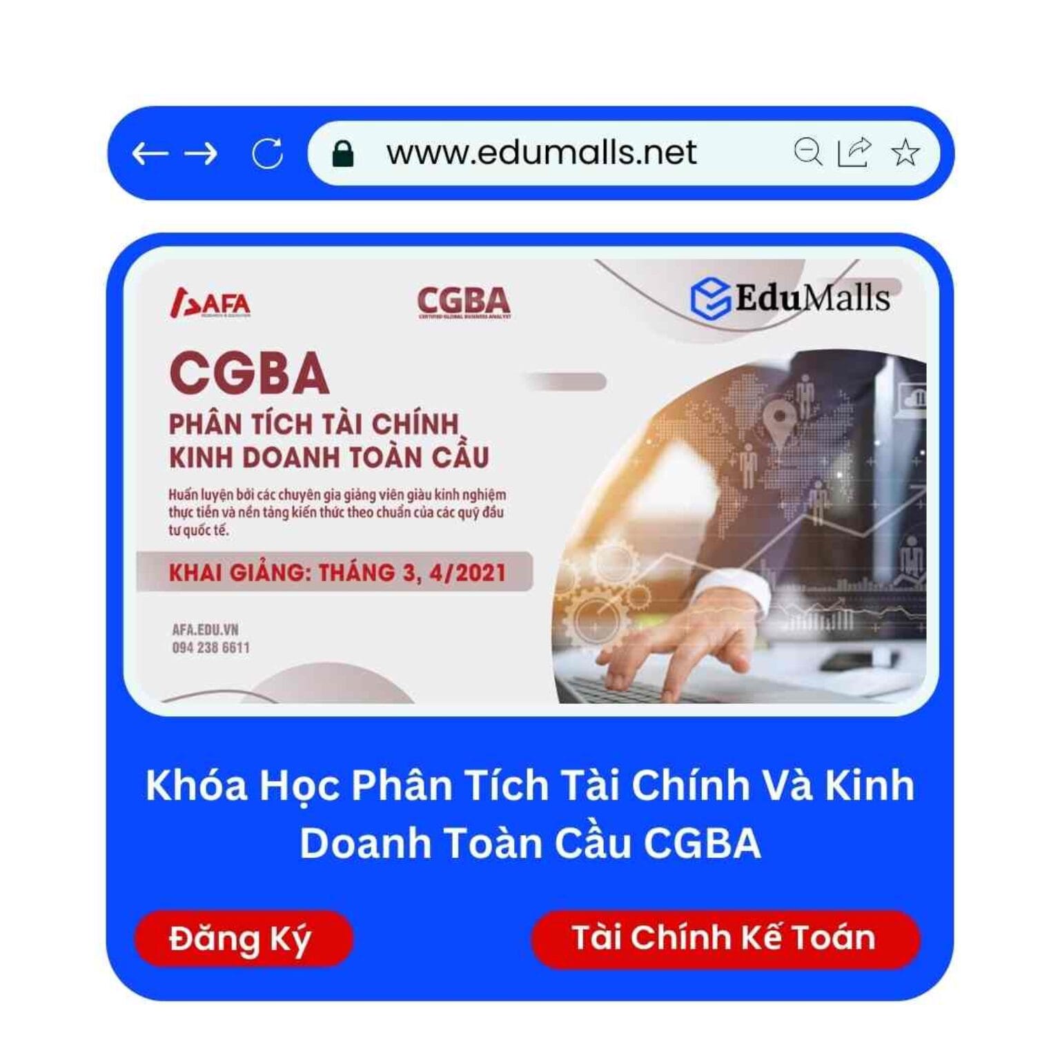 khoa hoc phan tich tai chinh va kinh doanh toan cau cgba edumalls ma 9262