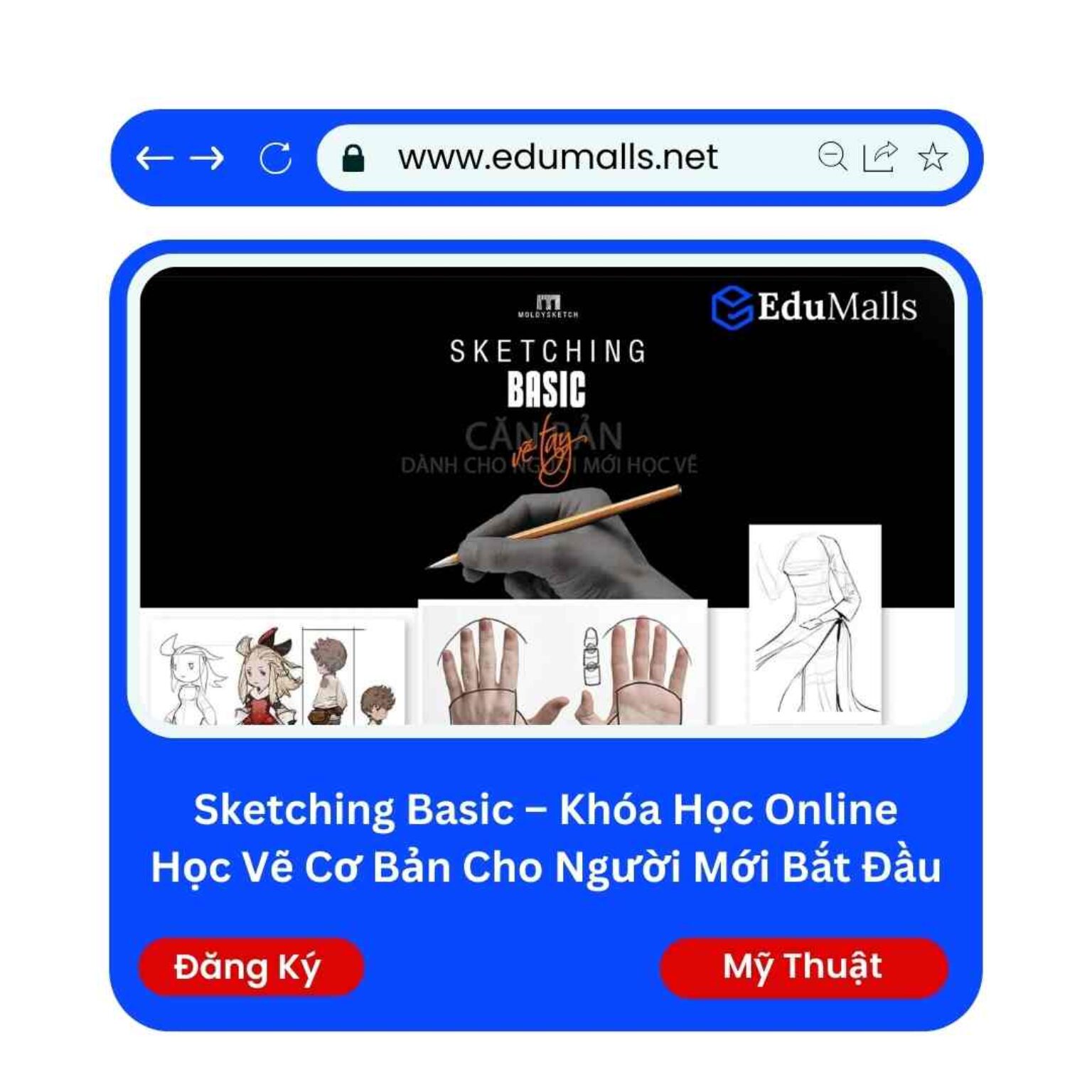 sketching basic khoa hoc online hoc ve co ban cho nguoi moi bat dau edumalls ma 9080