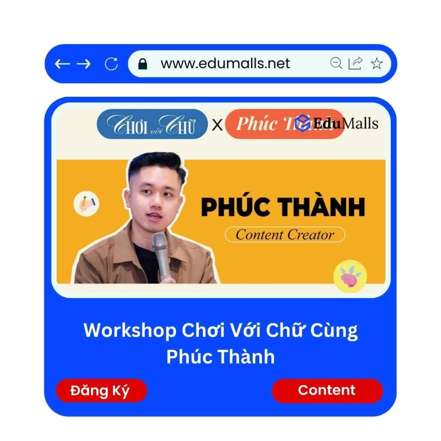 workshop choi voi chu cung phuc thanh edumalls 9290