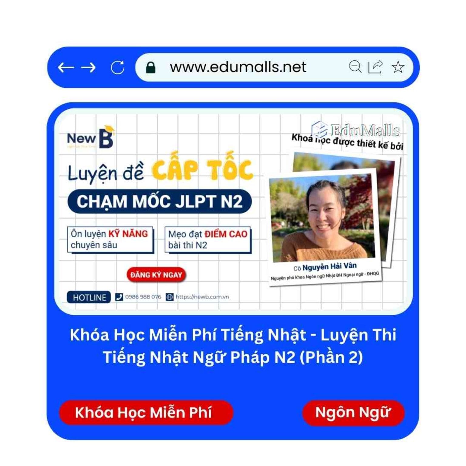 khoa hoc mien phi tieng nhat luyen thi tieng nhat ngu phap n2 phan 2 ma 1113