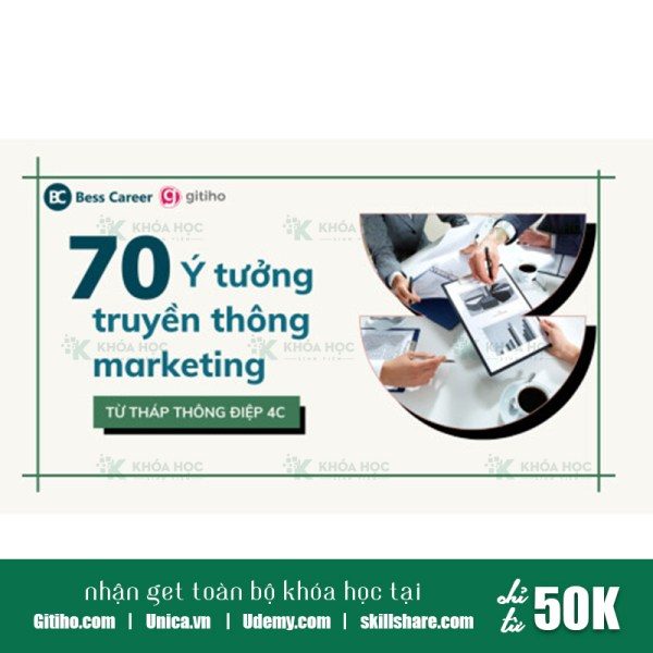 Khóa Học 70 Ý Tưởng Làm Truyền Thông Marketing Từ Tháp Thông Điệp 4c