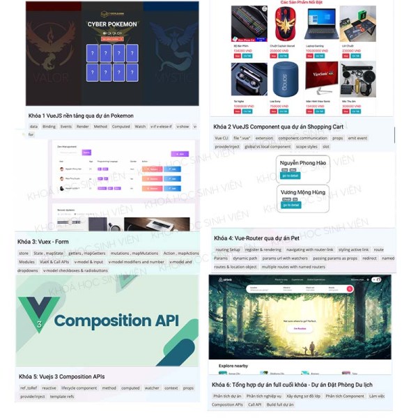 Combo 6 Khóa Học Lập Trình Frontend VueJS 1 Combo 6 Khóa Học Lập Trình Frontend VueJS
