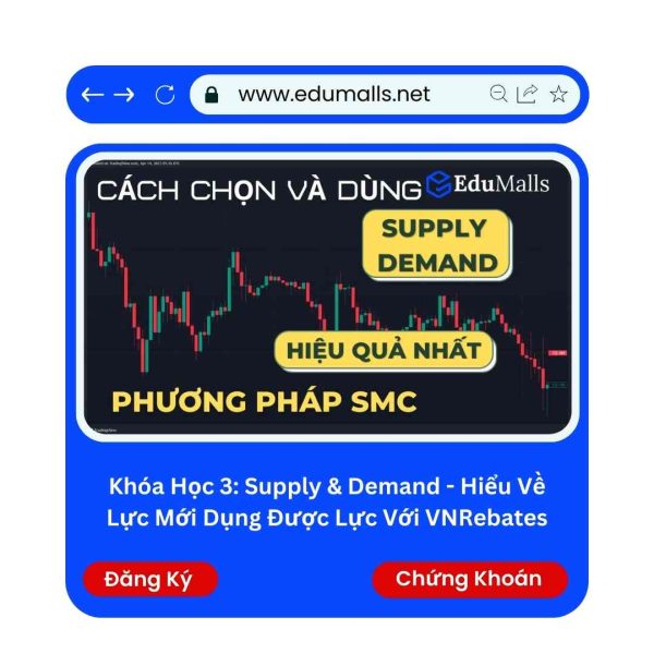 Khóa học 3: Supply & Demand – Hiểu về LỰC mới dụng được LỰC Với VNRebates | Mã: 9096C