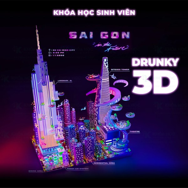 Khóa Học 3D Product Modeling Cùng Drunky3D 1 Khóa Học 3D Product Modeling Cùng Drunky3D