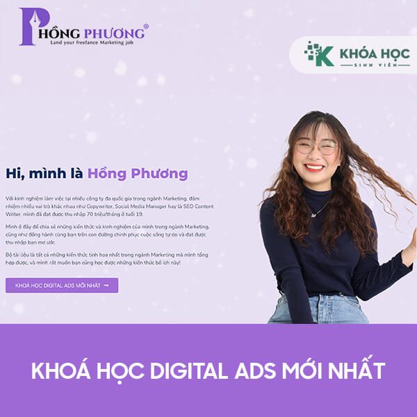 Khóa Học Digital Ads Hồng Phương Writer