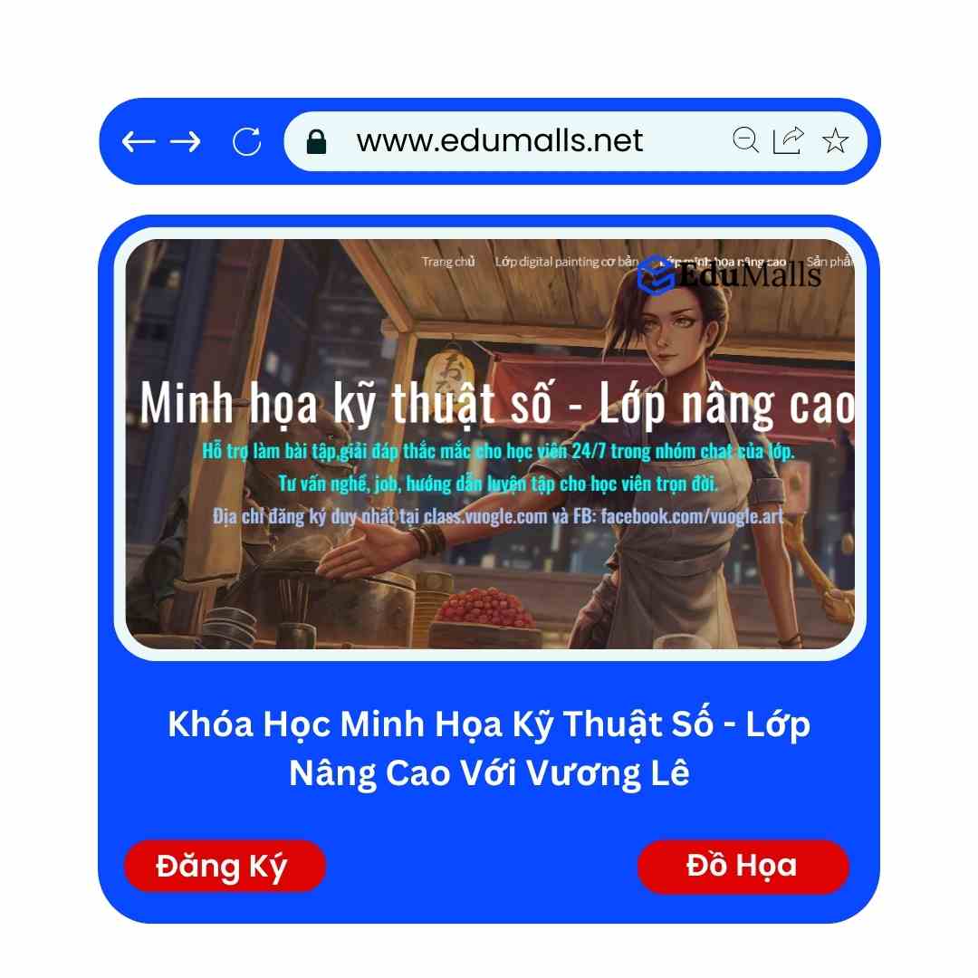 Khóa học Minh họa kỹ thuật số - Lớp nâng cao với Vương Lê | Mã: 9142 1 Khóa học Minh họa kỹ thuật số - Lớp nâng cao với Vương Lê | Mã: 9142