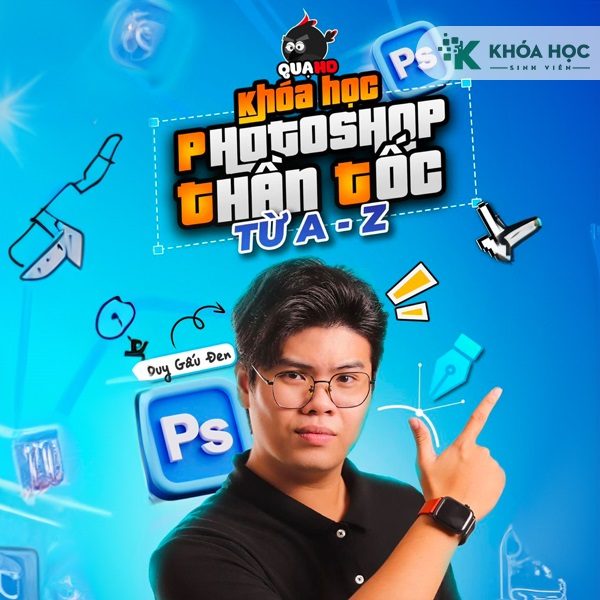 Khóa Học Photoshop Thần Tốc A-Z Cùng Quạ HD