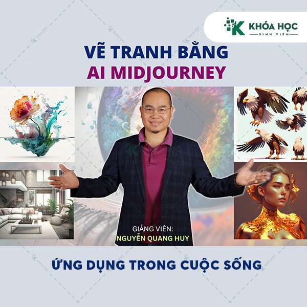 Khóa Học Vẽ Tranh Bằng AI Midjourney – Ứng Dụng Trong Cuộc Sống
