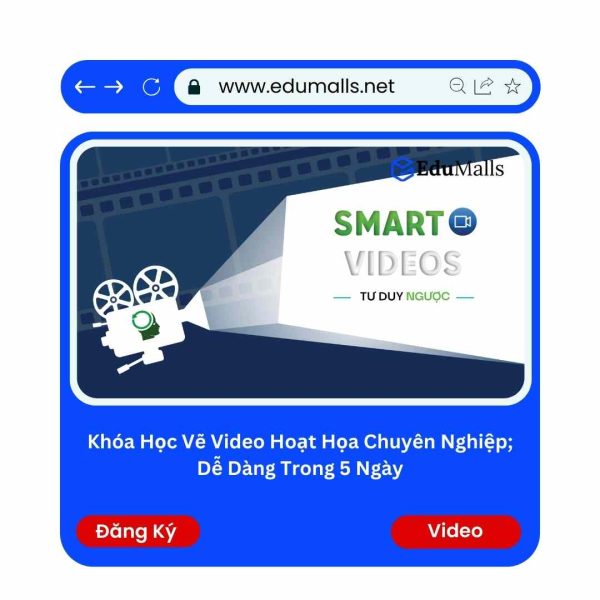 Khóa Học Vẽ Video Hoạt Họa Chuyên Nghiệp; Dễ Dàng Trong 5 Ngày | Mã: 9282B