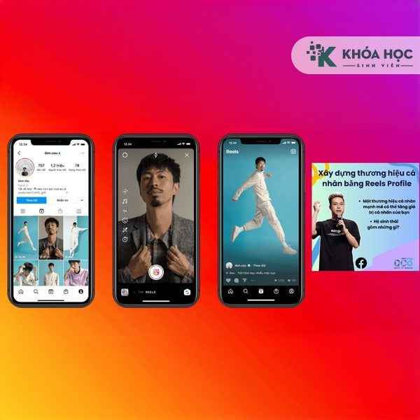 Khóa Học Xây Dựng Thương Hiệu Cá Nhân Bằng Kênh Reels Profile Cùng Doãn Kỷ