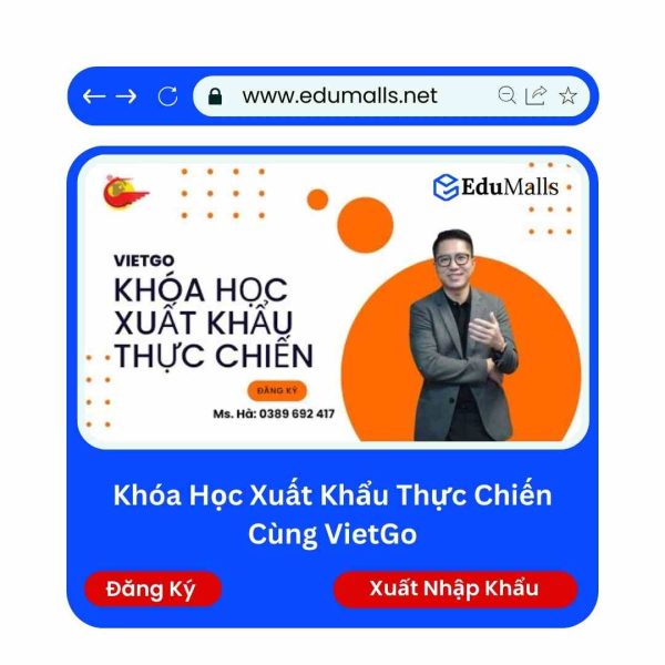 Khóa Học Xuất Khẩu Thực Chiến Cùng VietGo | Mã: 9102