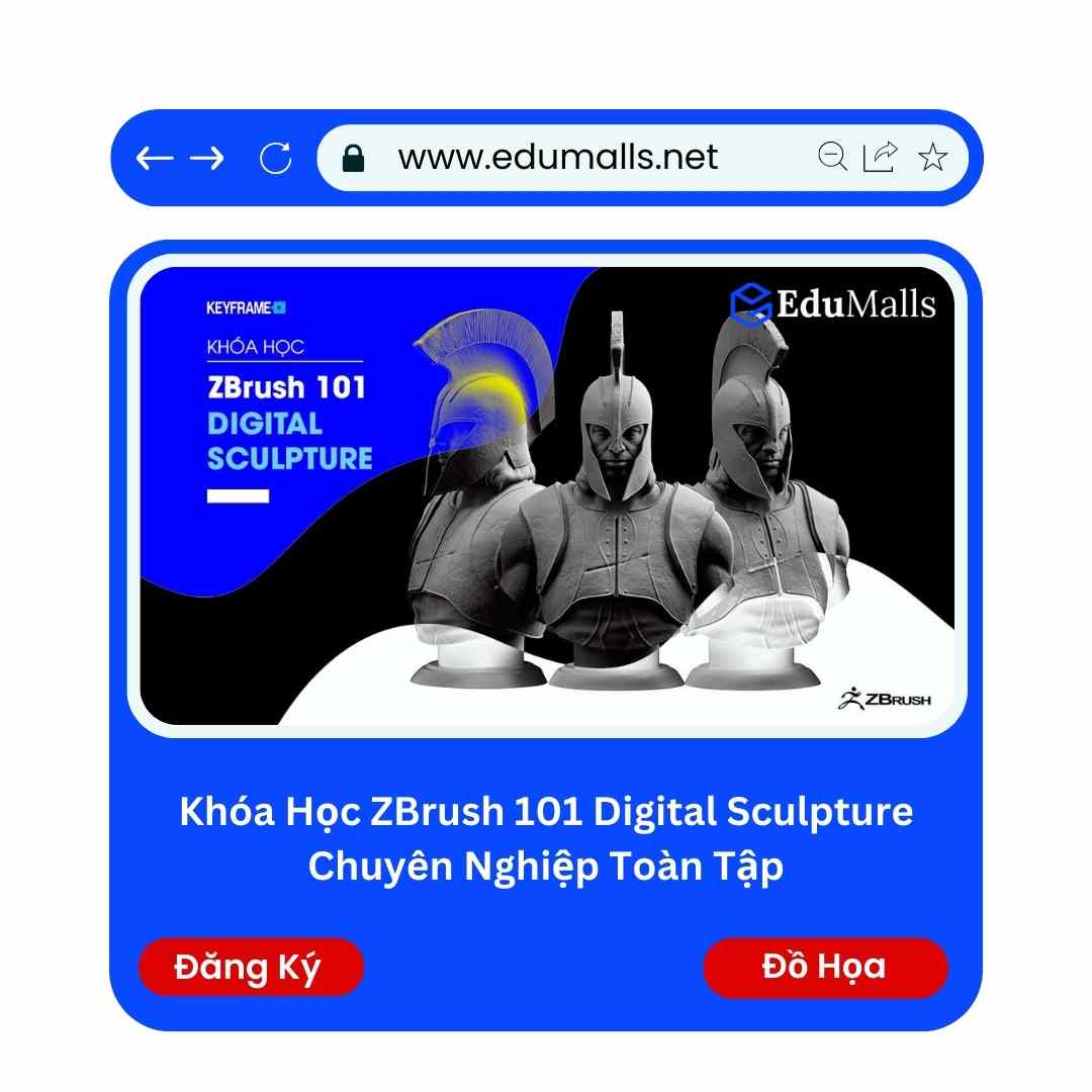 Khóa Học ZBrush 101 Digital Sculpture Chuyên Nghiệp Toàn Tập | Mã: 9247 1 Khóa Học ZBrush 101 Digital Sculpture Chuyên Nghiệp Toàn Tập | Mã: 9247