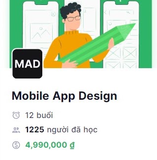 Khóa Học Mobile App Design 1 Khóa Học Mobile App Design