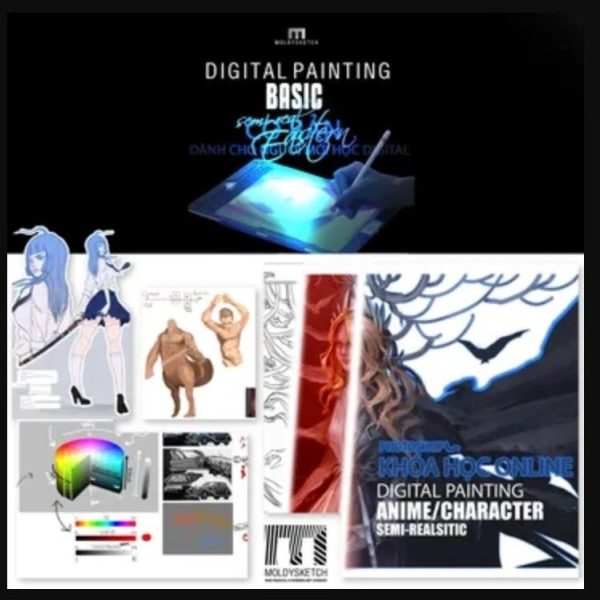 Khóa Học Vẽ Minh Họa Nhân Vật, Minh Hoạt Nhân Vật, Semirealsitic…