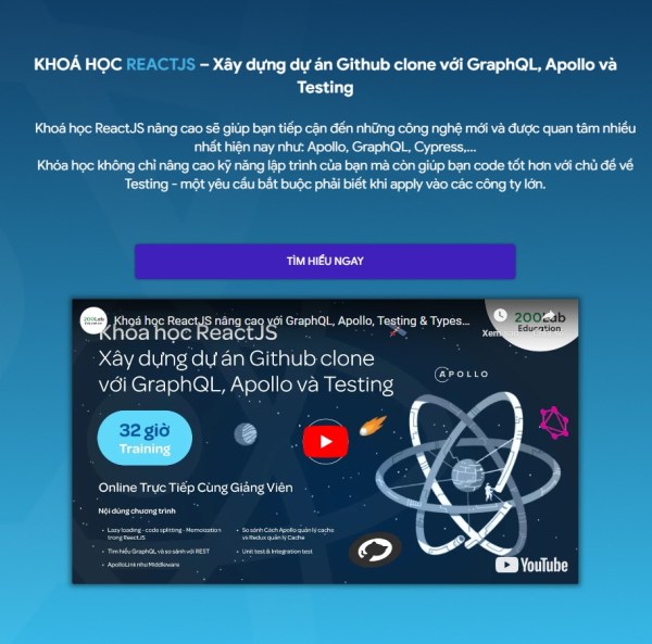Khoá Học ReactJS 1 Khoá Học ReactJS