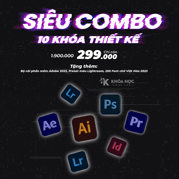 Siêu Combo – 10 Khóa Thiết Kế Đồ Họa Từ Cơ Bản Đến Master 1 Siêu Combo – 10 Khóa Thiết Kế Đồ Họa Từ Cơ Bản Đến Master