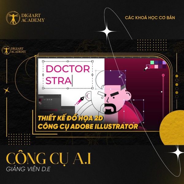 Khóa Học Thiết Kế Đồ Hoạ 2D Công Cụ Illustrator