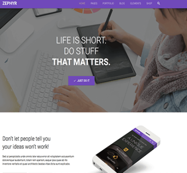 Zephyr Material Design Theme